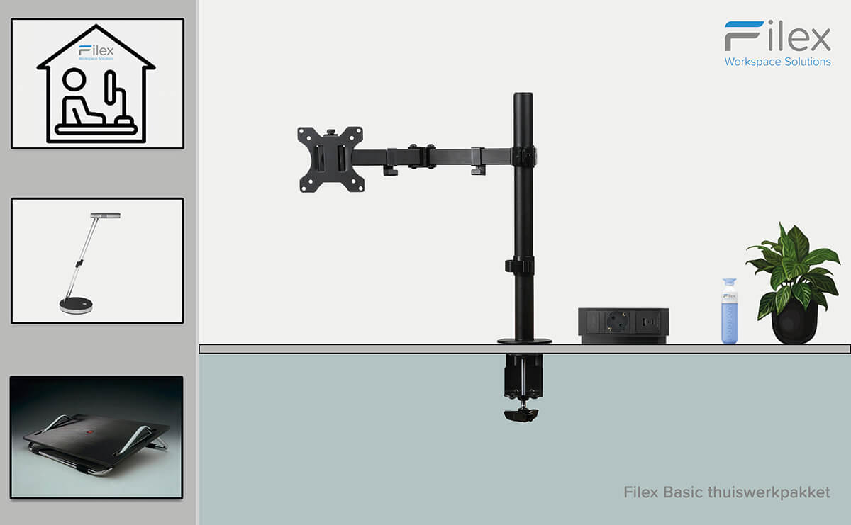 Pack ergonomie en Télétravail support ordinateur portable