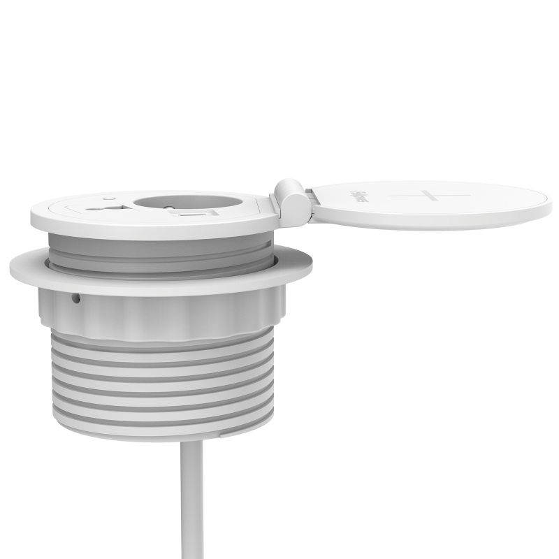 100091538_Qi-power-spot_E_80mm_1x230V_1xAC_1xQi_WHT-Side