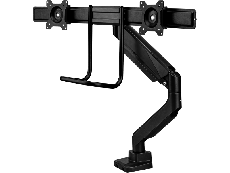 Double Swing Monitor Arm - Black
