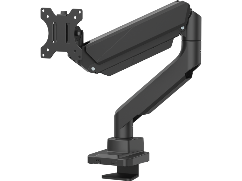 Single Swing Monitor Arm - Black