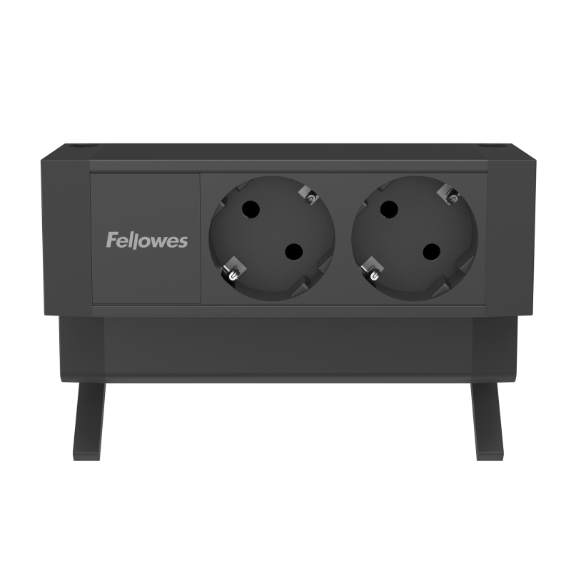 100091352_DeskUp2_2x230V_BLK-Front