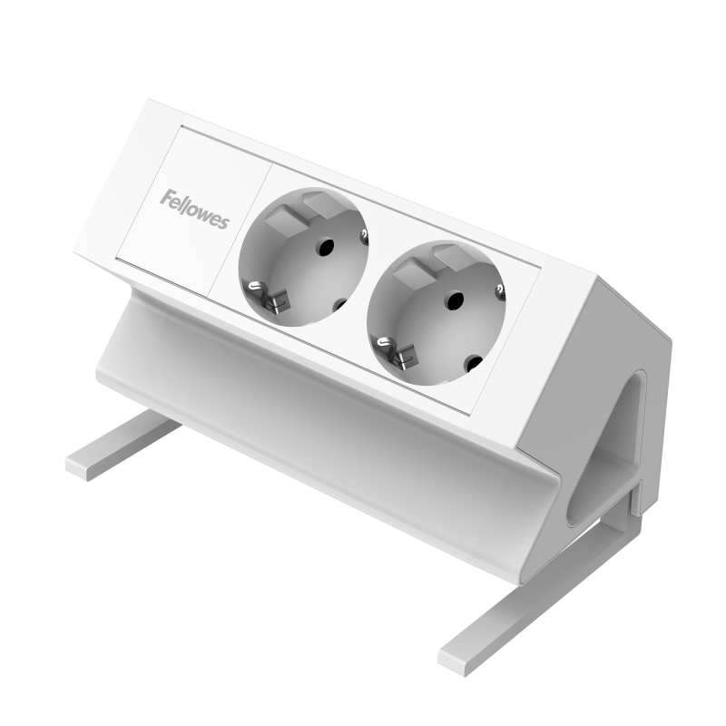 100091355_DeskUp2_2x230V_WHT-Side