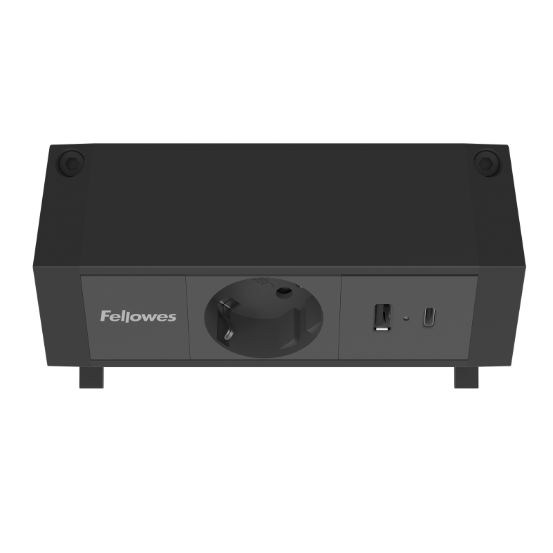 100091520_DeskUp2_1x230V_1xAC_Schuko_BLK-top