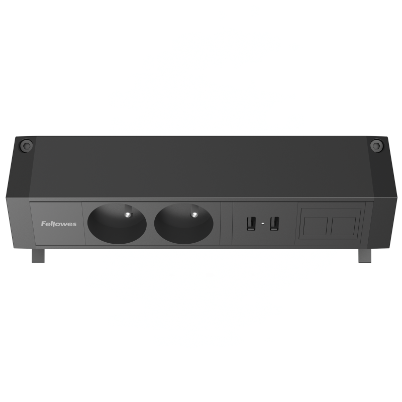 100091549_DeskUp2_2x230V_2xA_1xkeystone_BLK-Top