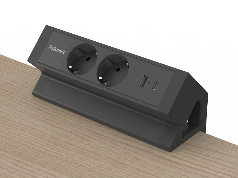 Power Desk Up® 2.0 - 2x 230V, 1x USB A+C Charger