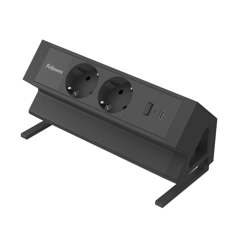 100091561_DeskUp2_2x230V_1xAC_BLK-Side