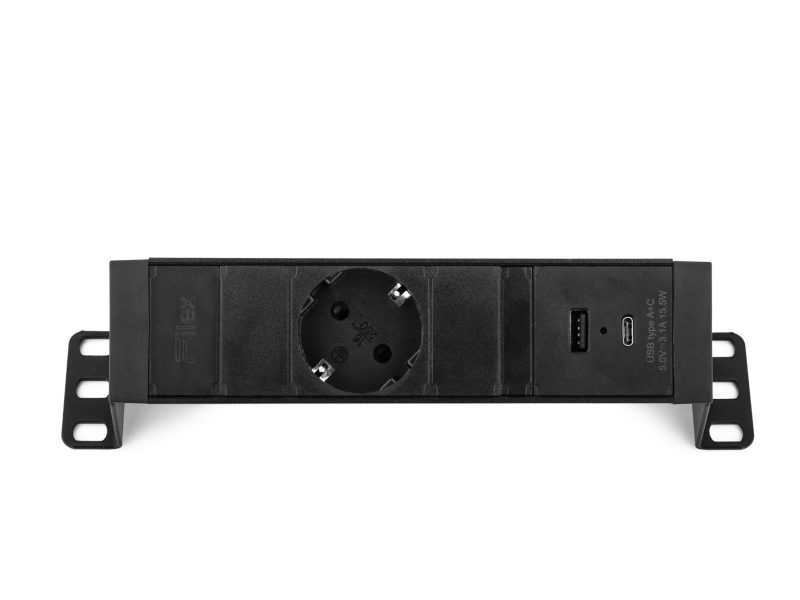 Power Desk Up® 1.0 - 1x 230V, 1x USB A+C Charger