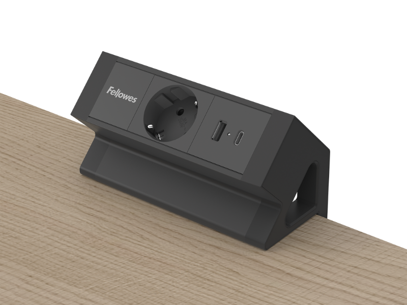 Power Desk Up® 2.0 - 1x 230V, 1x USB A+C Charger