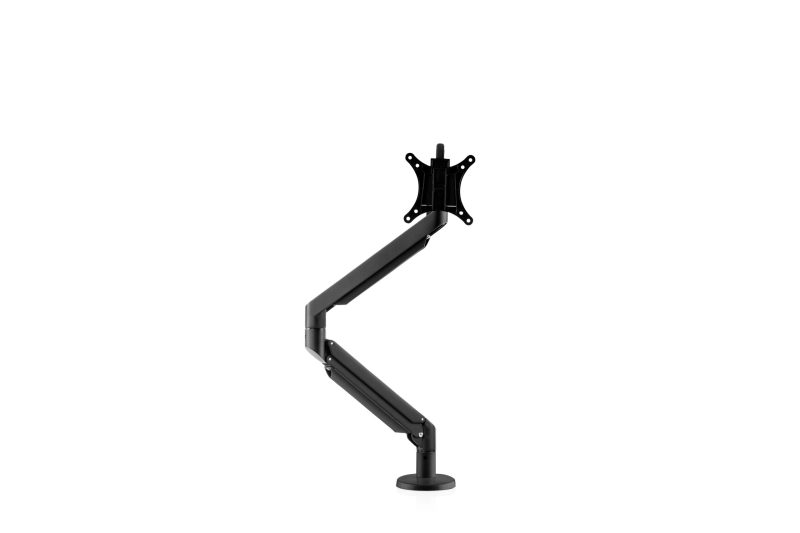 Monitor arm, gas spring, black