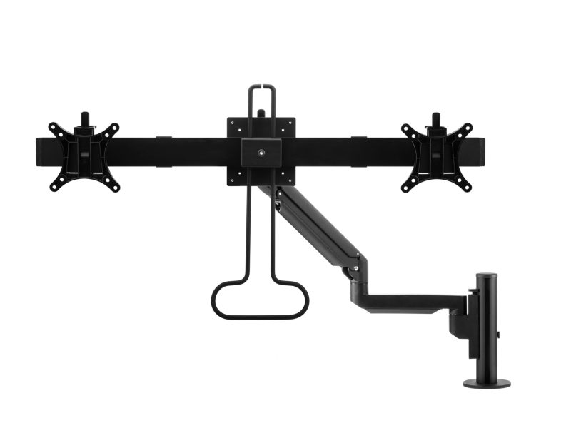 Galaxy Double short Gas Spring Monitor Arm and Crossbar