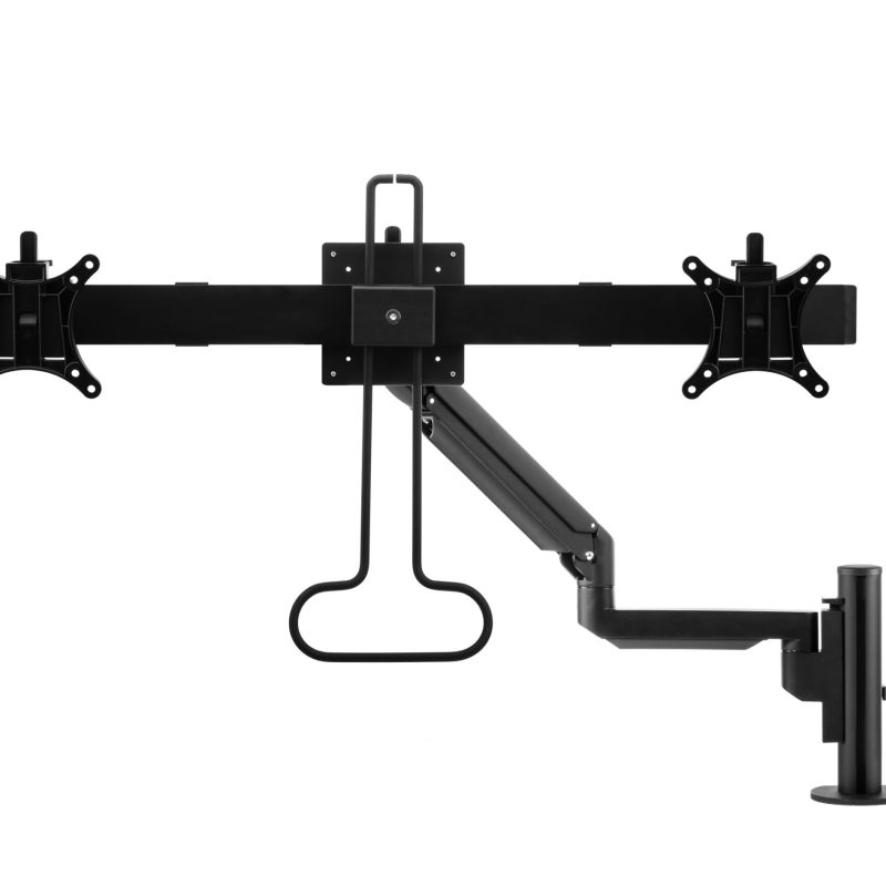 Galaxy Double short Gas Spring Monitor Arm and Crossbar