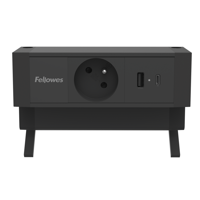 100091396_DeskUp2_1x230V_1xAC_BLK-front