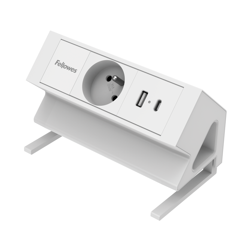 100091452_DeskUp2_1x230V_1xAC_WHT_Side