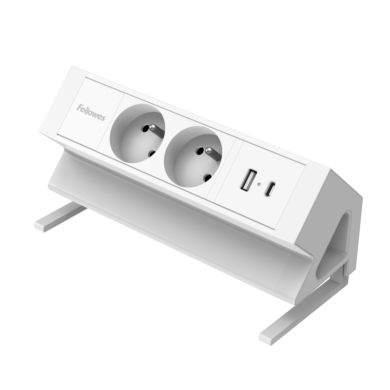 100091578_DeskUp2_2x230V_1xAC_WHT-side