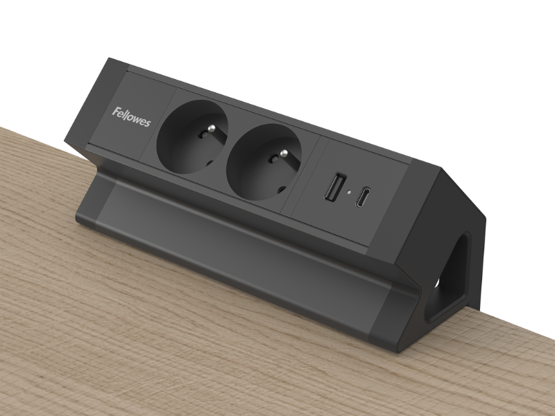 Power Desk Up® 2.0 - 2x 230V, 1x USB A+C Charger FR