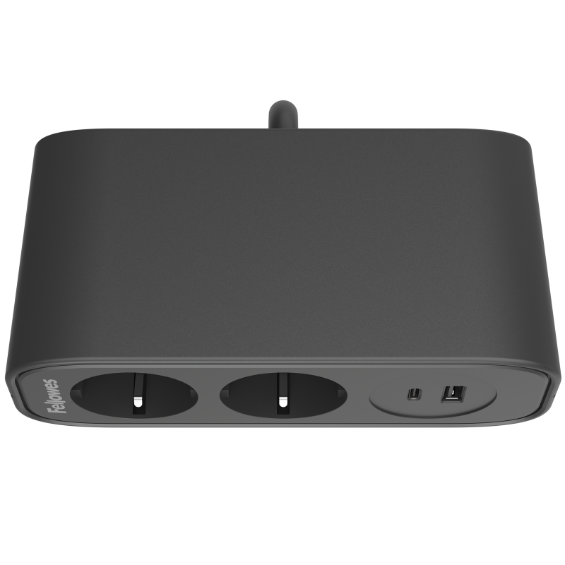 100091366_Desk-Up-EP65_F_2x230V_1xUSB AC-BLK-Top