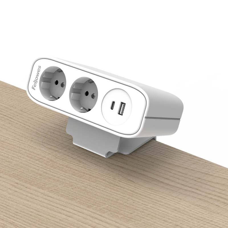 100091415_Desk-Up-EP65_F_2x230V_1xUSB AC-WHT-Lifestyle