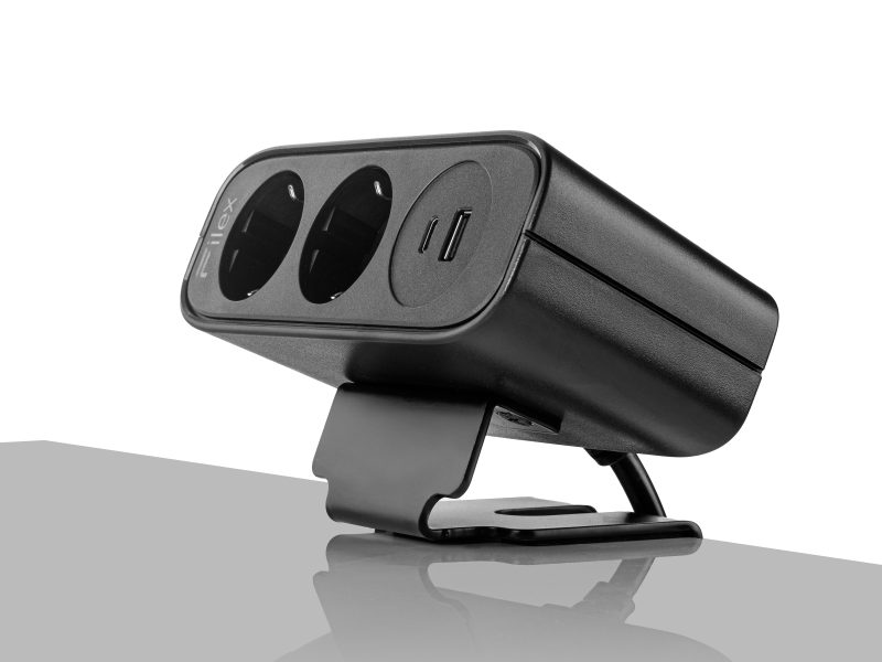 Duronic PB02XL Support vidéoprojecteur universel inclinable et rotatif -  Bras extensible / télescopique - Installation murale ou plafond - Capacité  1— duronic-fr