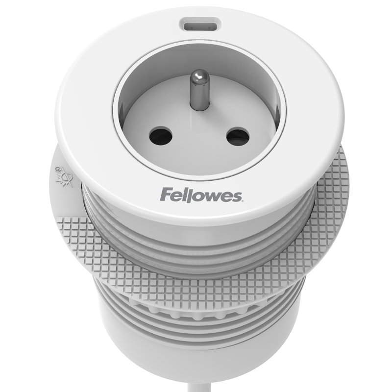 100138108_Power-Spot-Push_E_60mm_1x230V_1xC_WHT-Hero-Pushed-In