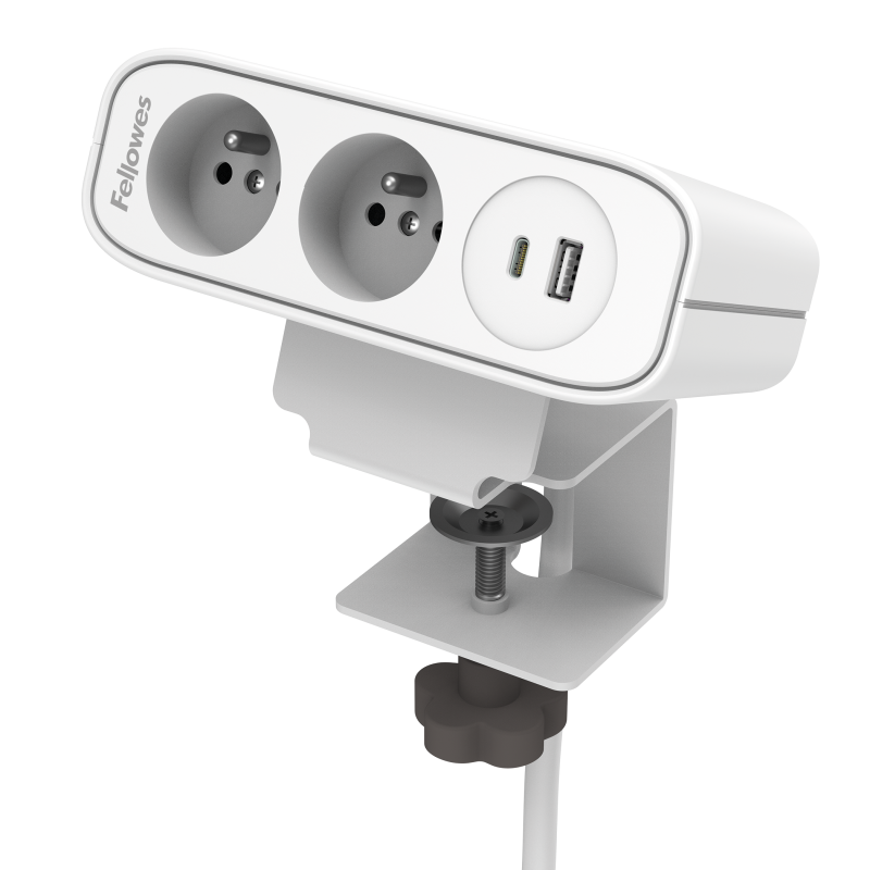 100140400-Desk-Up-EP65_E_2x230V_1xUSB-AC-WHT-Hero