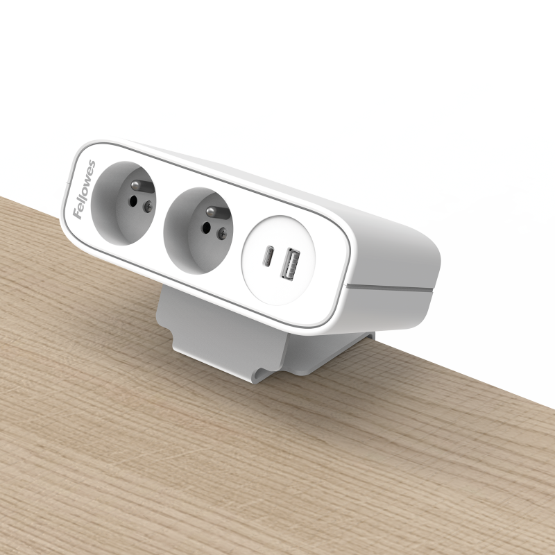100140400-Desk-Up-EP65_E_2x230V_1xUSB-AC-WHT-Lifestyle