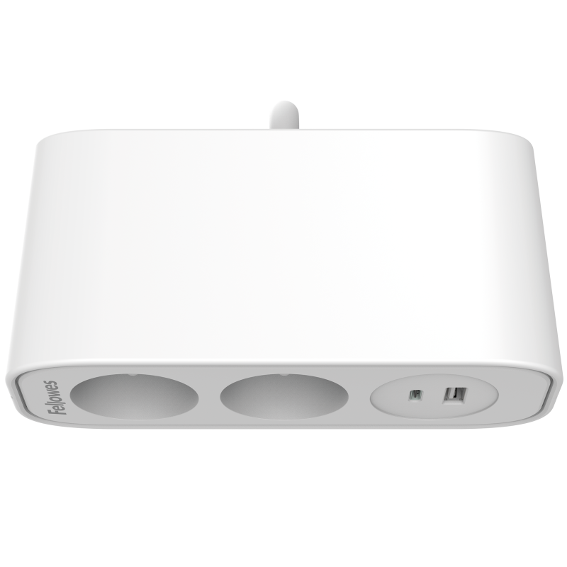 100140400-Desk-Up-EP65_E_2x230V_1xUSB-AC-WHT-Top