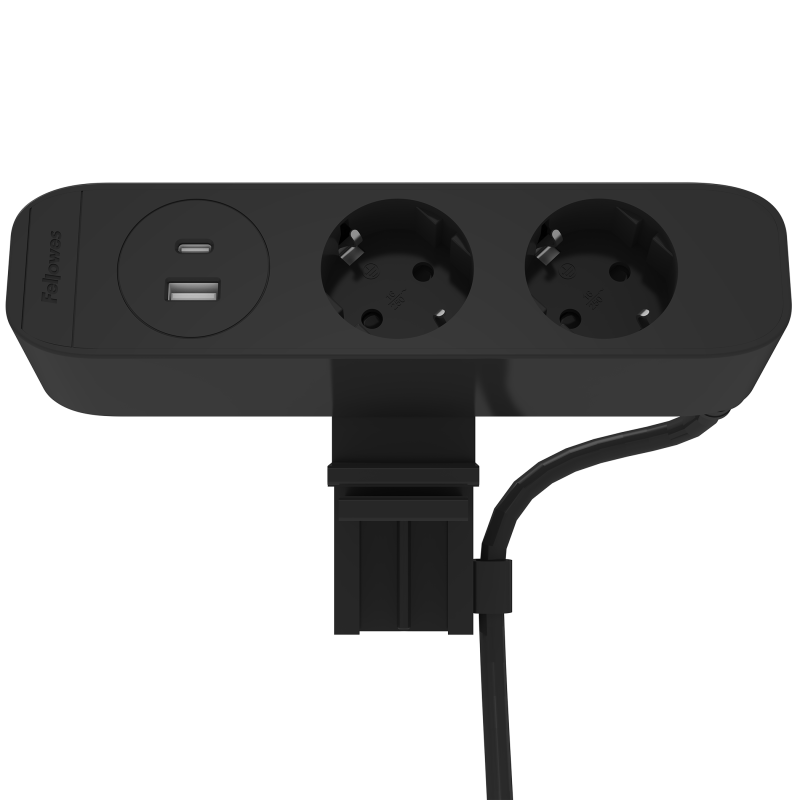 100139637_deskup3_F_2x230-AC-BLK-Front-Angled