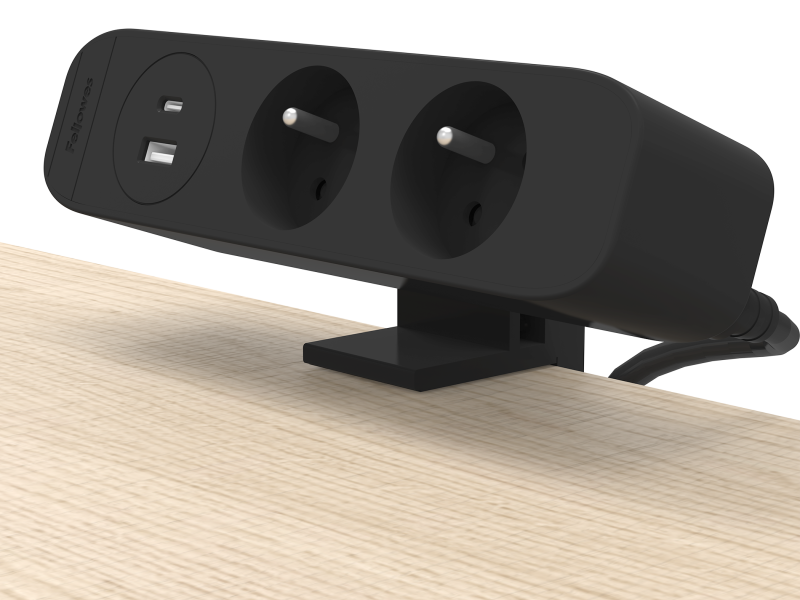 Desk Up® 3.0 - 2x 230V 1x USB-A/C (Type E)