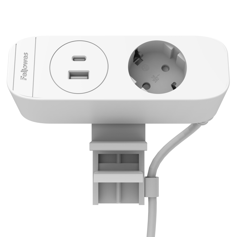 100139642_deskup3_F_1x230-AC-WL-WHT-Front-Angled